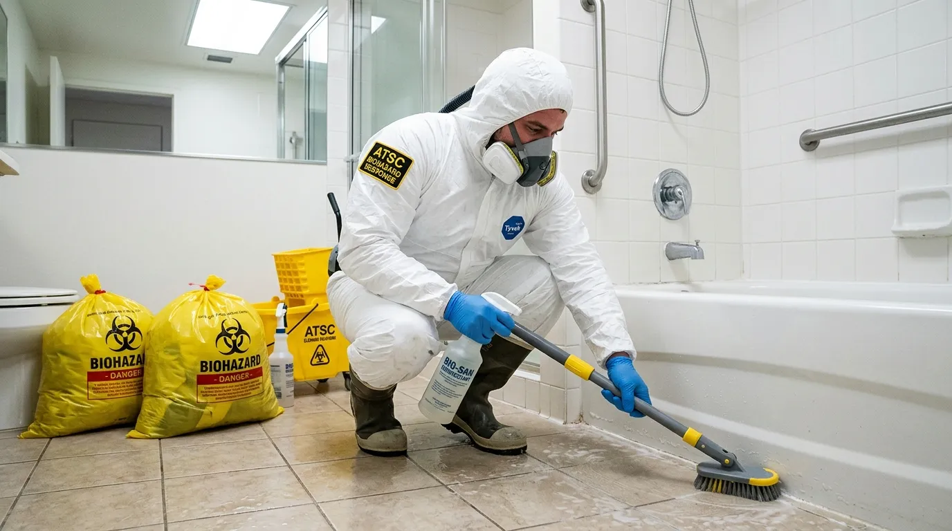 Decontamination equipment deployed for Blood Cleanup in Dormont